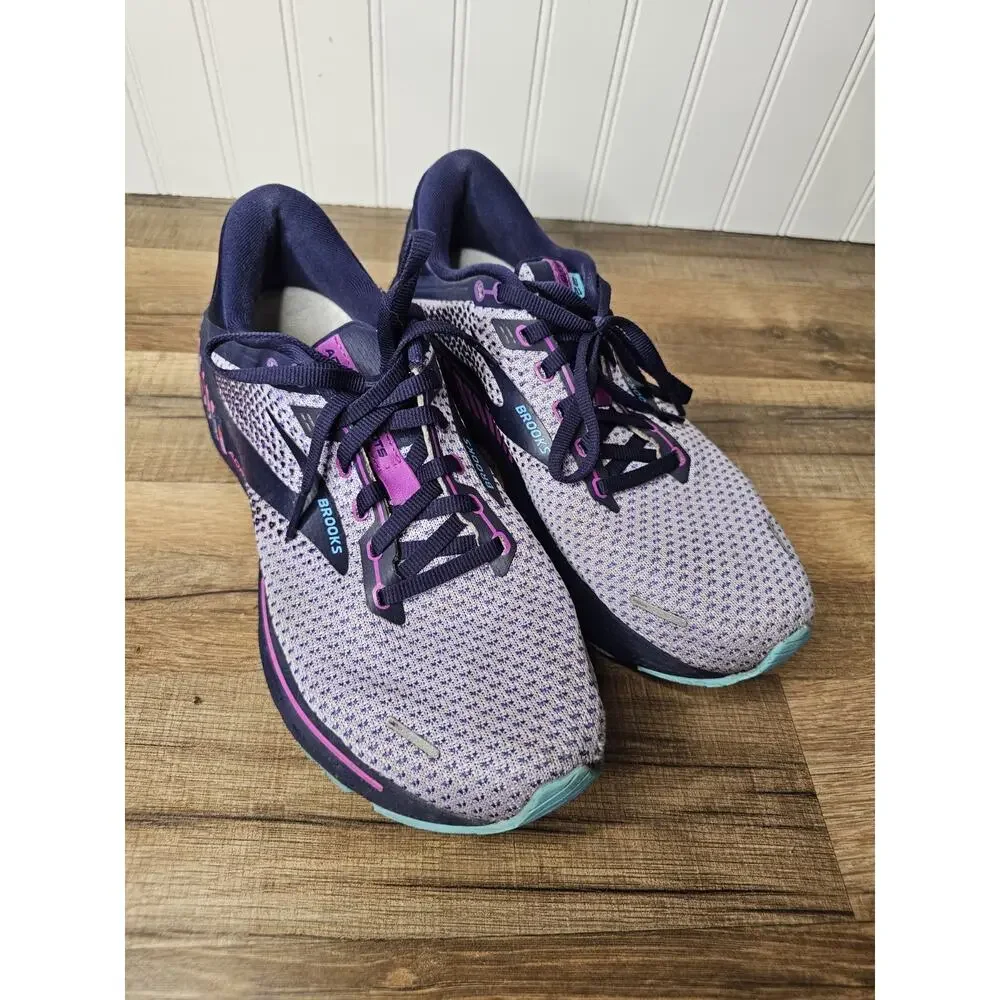 Brooks Adrenaline GTS 22 Running‎ Shoes Womens Size 10 Blue Purple 1203531B514